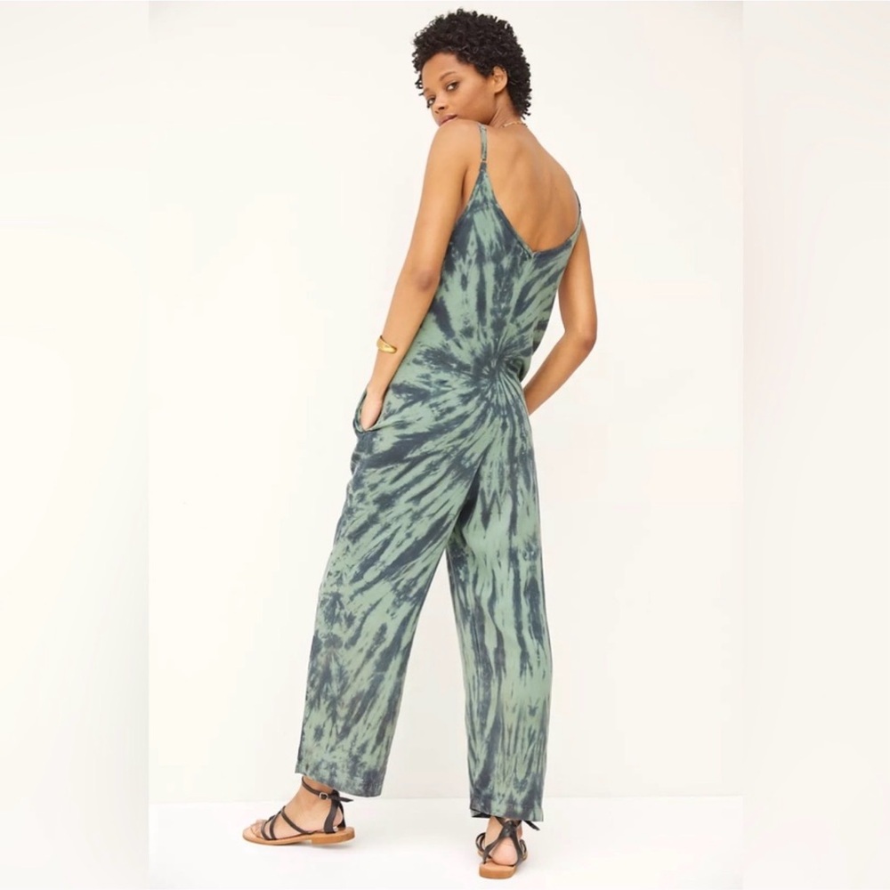 Anthropologie Cloth and Stone Tie Dye Jumpsuit - Picture 2 of 6